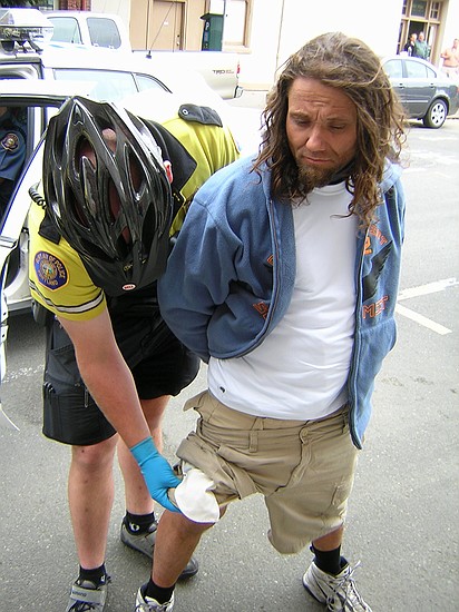 Glen's wearing 2 pairs of pants