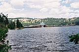 old RR bridge (used to turn, now lifted) on Coeur D'Alene trail