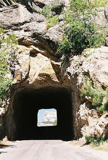 last tunnel coming to Rushmore