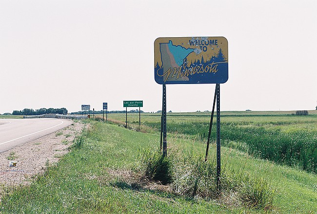 entering (Lac Qui Parle County) Minnesota