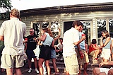 the party in full swing