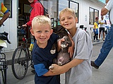boys w/dog