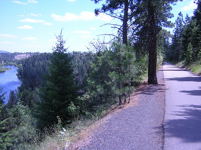 trail into Spokane