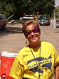 Estelle (staff people got the yellow shirts)