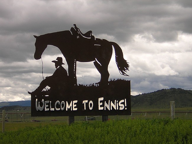 welcome to Ennis, MT
