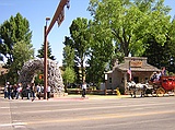 town square: Jackson Hole, WY