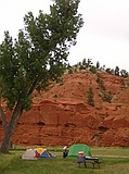 KOA camping at Devil's Tower