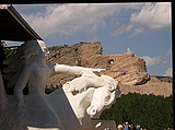 Crazy Horse, mountain & model