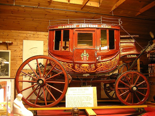 Concord stage coach, Crazy Horse museum