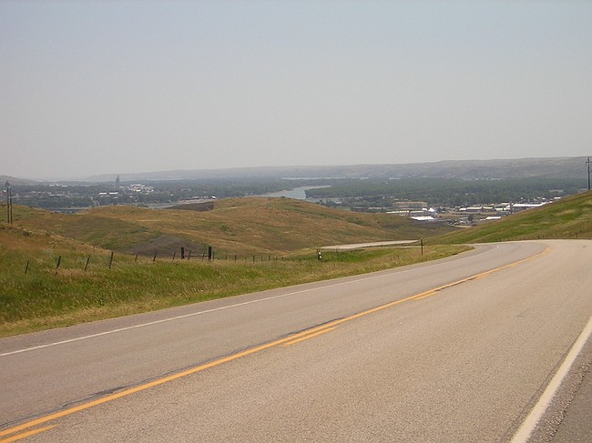 coming into Pierre, SD