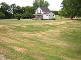 large lawns, mown, begin in eastern SD