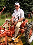 Marvin, on a G with mower