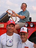 Jane with Gregg & his dad who collects A-C toys\nand gave us a preview the Upper Midwest meet
