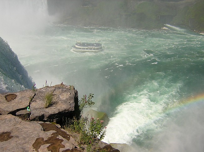 "Maid of the Mist" boat ride\n(doesn't go UNDER the falls)