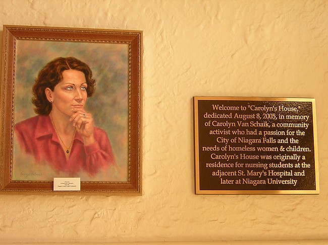 in the lobby