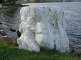pathside sculpture (leaving Burlington)