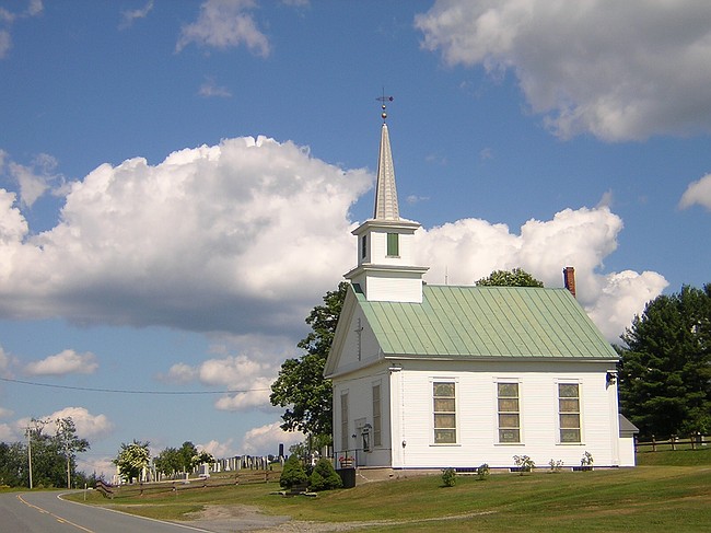 United Methodist Church, built 1854: N. Madison, VT