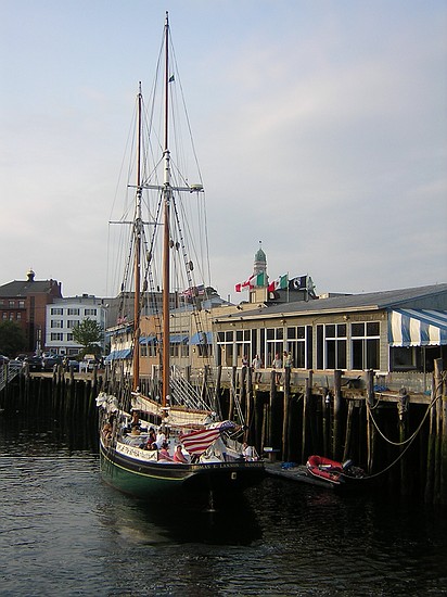 in Gloucester Harbor