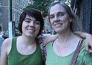 Girls in green goodbye